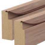 BROWN ADHESIVE RUBBER FOR DRAUGHT EXCLUDER